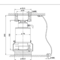 BR016D Digital Compression Load Cell