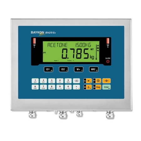 BX25 Ex2/22 ATEX Weegindicator serie